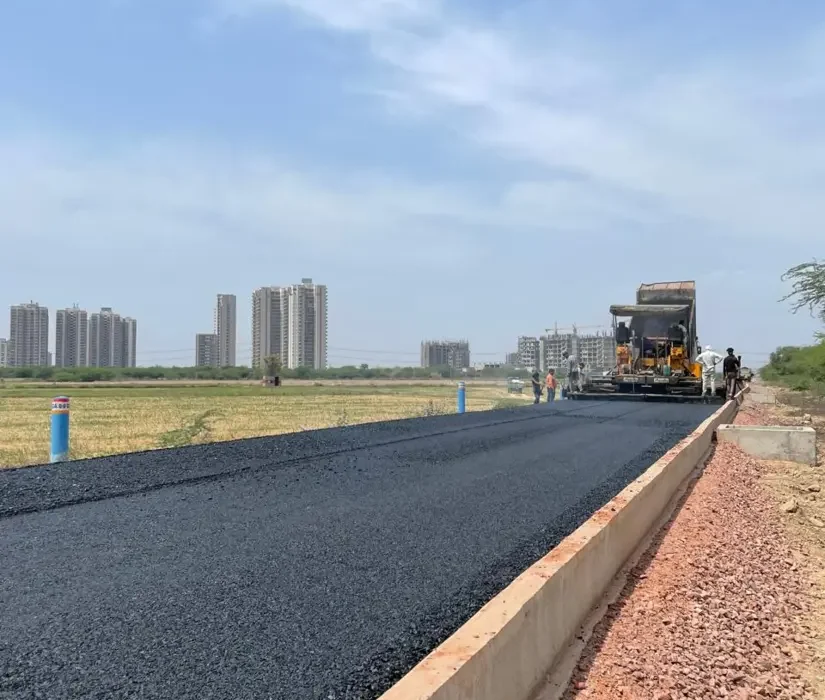 Paving works