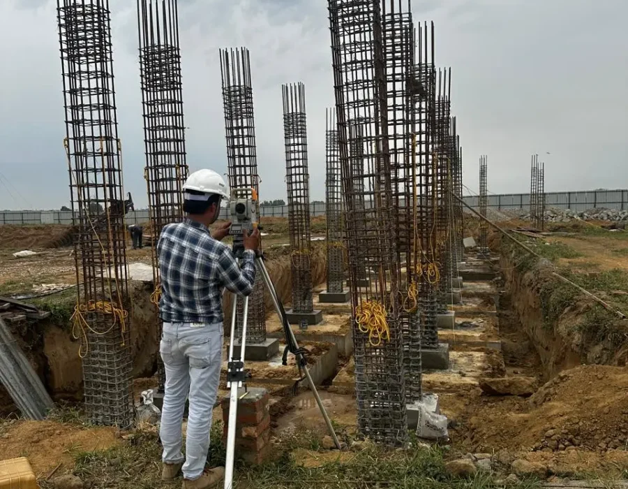 Foundation surveying